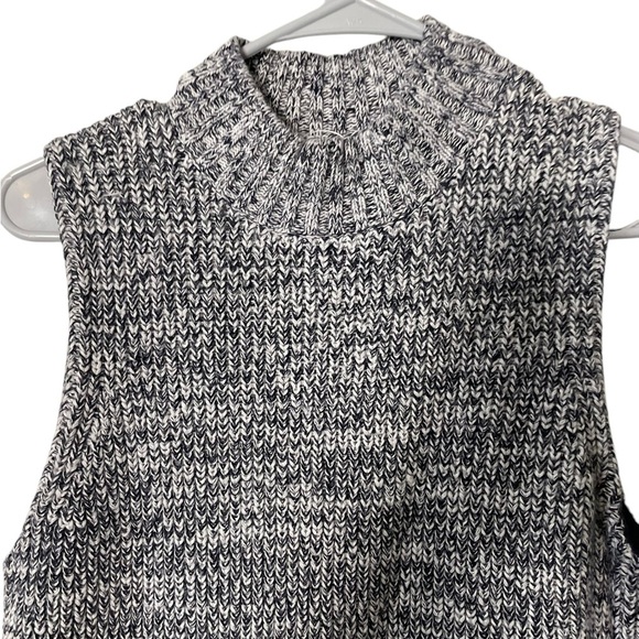 J. Crew Black and White Cowl Neck Sweater - Picture 2 of 7